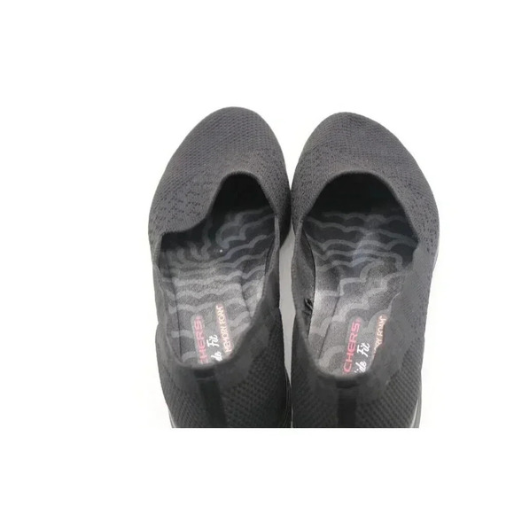 Skechers Women's Seager Stat-Slip Ons-Wide Fit-Air-Cooled Memory Foam-Size 10 - Picture 8 of 9